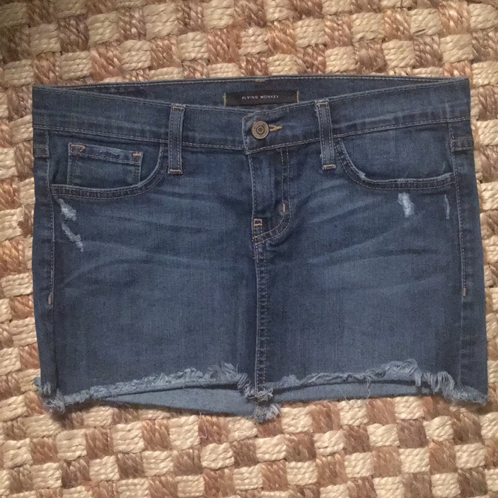 Flying Monkey Jean Skirt